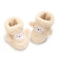 thumbnail image 6 of HUANBAI Winter Baby Boots Soft Warm First Cozy Animal Design Sole For Infant Boys Girls Toddler Footwear Indoor Outdoor Use 0-6 Months, 6 of 6