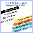 thumbnail image 7 of GREENCYCLE 5PK Compatible for DYMO LetraTag Refills 913318 1/2" x 13' (12mm x 4m) White on Black Plastic Label Maker Tape, 7 of 7