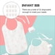 thumbnail image 3 of Disposable Baby Bib Waterproof 32Pcs for Feeding Portable White Bibs, 3 of 5