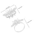 thumbnail image 2 of unbranded 6Ud Anillos Para Servilletas Con De Abeja En Metal Resistente Para Uso En Cenas, Y, 2 of 8