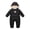 ABQMJP17 Black, variant on UYYX Baby Girl Clothes Preemie Baby Girls Hooded Double Zipper Warm Lined Autumn Winter Outdoor Home Outfit(3-6 Months,Light Blue)