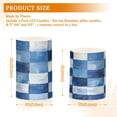 thumbnail image 6 of Yayeee Flameless Candles with Remote Flickering Battery Operated Multi Color Changing, Black and Gray Plaid Pattern, 6 of 7