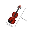 thumbnail image 2 of LITINKIMI Musical Instruments Kids for Education Sound Production Violin Shape 1 Set, 2 of 8