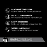 Panasonic ER-GN30-K Nose Ear & Hair Trimmer, Wet/Dry