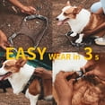 thumbnail image 4 of Arnés para perros de tamaño mediano, camuflaje, sin tirones, color verde, 4 of 5