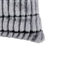 thumbnail image 5 of VCNY Home Henry 20" x 20" Black Onyx Jacquard Faux Fur Decorative Pillow, 5 of 5