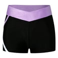 thumbnail image 6 of Fldy Kids Girls 2 Piece Ballet Yoga Workout Tracksuit Sleeveless Dance Crop Top with Shorts Set Light Purple 16, 6 of 7