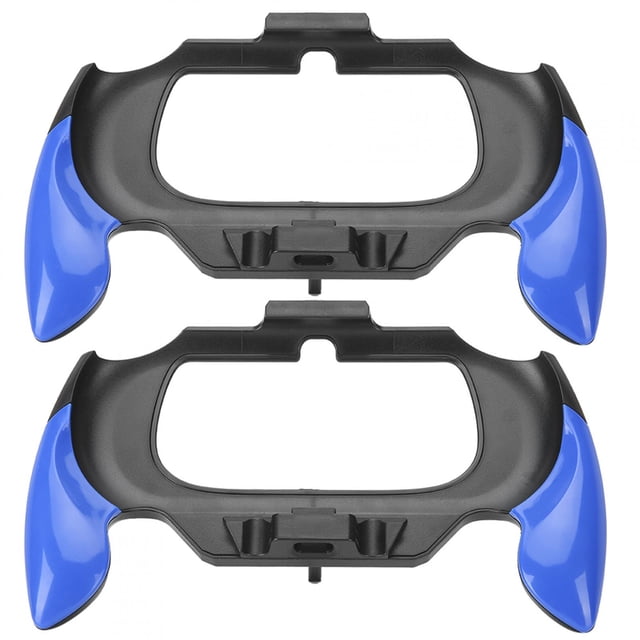 Support de Manette Antidérapant Poignée Anti-Chute Support de Manette pour Manette Sans Fil Contrôleur de Jeu PSV2000 PSVITA Bleu,Noir