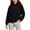 Black, variant on Hoodies for Teen Girls Soft Comfort Long Sleeve Hooded Sweatshirt Trendy Casual Pullover Tops Fall Winter Outfits 2-14Years