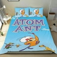 thumbnail image 1 of Hombre Atómico Conjunto de sábanas temático, trío de piezas, cómodo y amigable con la piel, diseño único, regalo de decoración para el hogar para familiares, amigos y fans,140cm *210cm, 1 of 6