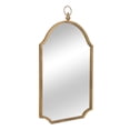 thumbnail image 3 of Amarett Arched Metal Moroccan Style Gold Wall Mirror, 3 of 6