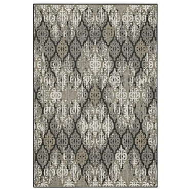 Mohawk Home Ronda Outdoor Area Rug, Dark Grey, 8' x 10'