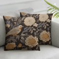thumbnail image 2 of JRXY  Throw Pillow Cover Vintage Bird Birds Singing On The Branch with Flower Butterflies Cute Animal Square Pillow Case Cushion Cover for Home Car Decorative 2pc White, 2 of 6