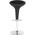 thumbnail image 2 of SAFAVIEH Shedrack 35" PVC Leather Swivel Barstool, Black, 2 of 4