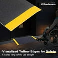 thumbnail image 4 of Ruedamann 12 x 31.5 Inch Portable Threshold Ramp, Aluminum Ramp for Wheelchair,Doorway Access Anti-Slip Surface Wheelchair Ramp(MR807-30), 4 of 8
