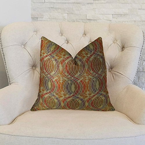 Plutus Orbitz Coussin Fait Main, (Double Face 20 Pouces x 36 Pouces King)