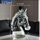 thumbnail image 1 of Botella de whisky de vidrio de borosilicato | Decantador con forma de cabeza de caballo | Resistente a los impactos térmicos | Vidrio transparente apto para alimentos para decorar tu bar | Alma, 1 of 1