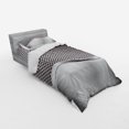 thumbnail image 3 of Ambesonne Grey Bedding Set 4 Pcs, Industrial Grid Motif, Queen, Charcoal Grey, 3 of 3