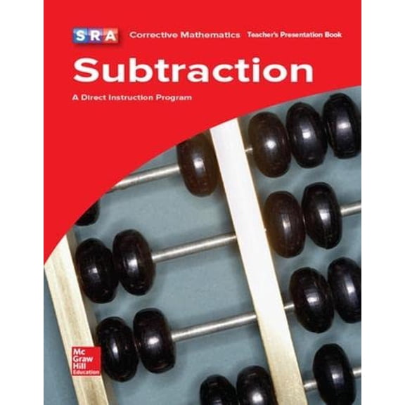 Pre-Owned SRA Corrective Mathematics Subtraction, A Direct Instruction Program, Teacher's Presentation Book