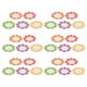 thumbnail image 3 of KAKOWELY 50 platos de papel desechables con forma de flor para fiestas, picnics, 3 of 5