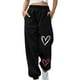 thumbnail image 1 of Pantalones deportivos largos Augper para mujer, de moda, para otoño e invierno, para vacaciones, fitness, deportivos, holgados, con estampado y cintura elástica., 1 of 5