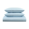 thumbnail image 6 of Host & Home Microfiber Quilt Set, Cozy Brushed Microfiber with 120GSM Poly Fill, 2 Shams, King, Light Blue, 6 of 8
