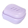 thumbnail image 1 of Peine 2 en 1, cepillo para champú, cepillo de silicona para masaje del cuero cabelludo. Violeta, 1 of 9