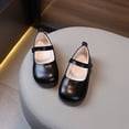 thumbnail image 6 of Staki Dress Shoes for Girls Toddler Girls Dress Shoes Loafers School Uniform Mary Jane Flats Thick Non-Slip Sole Casual Shoe(Black,8 Toddler), 6 of 6