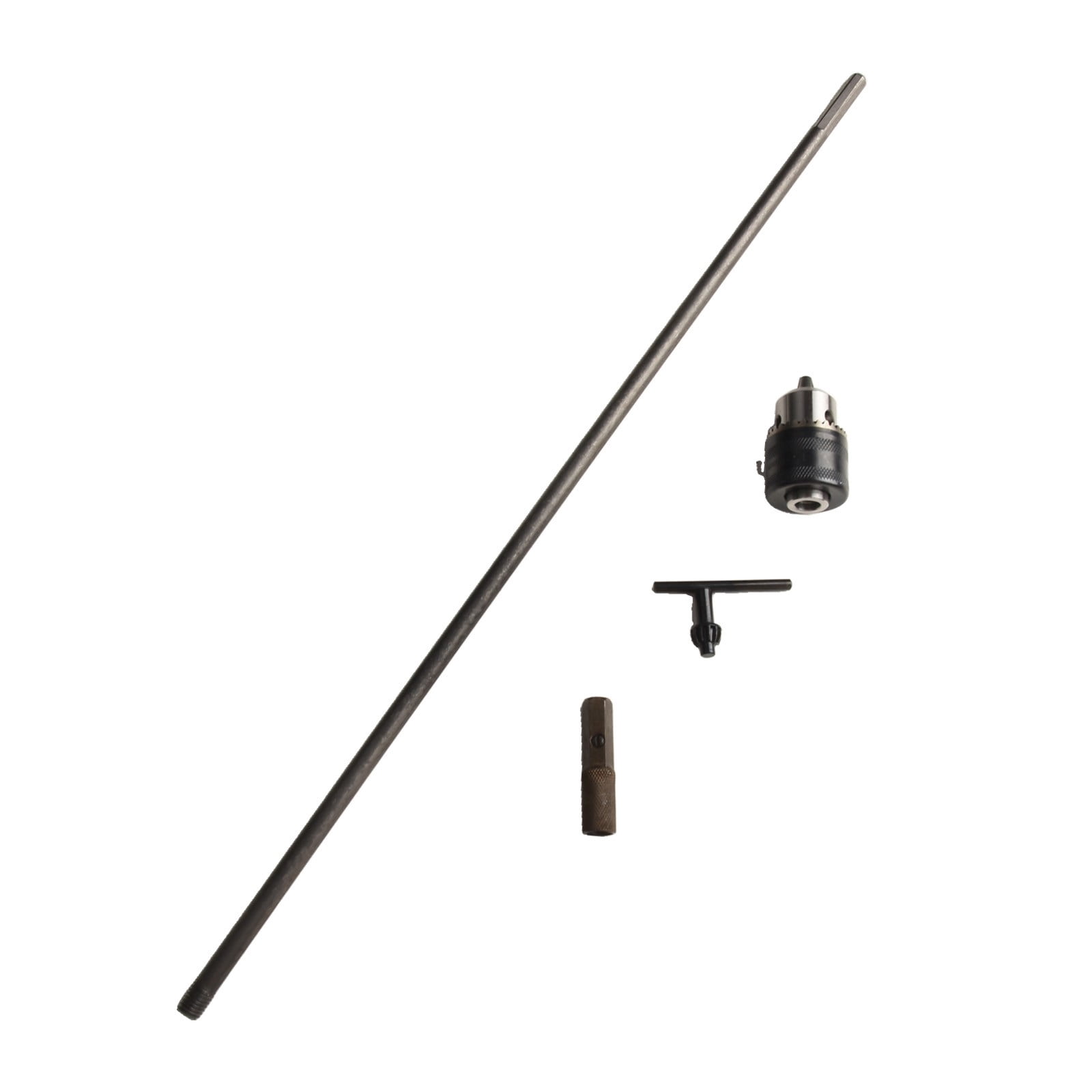 1 Set Drill Extension Connect Rod M10 Chuck Deep Hole Drilling Extension Connect Rod Hex Extention Holder Power Tool 300-600Mm
