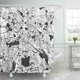 thumbnail image 1 of Cortinas de ducha ABPHQTO Mapa Artprint 165x180 cm, 1 of 2