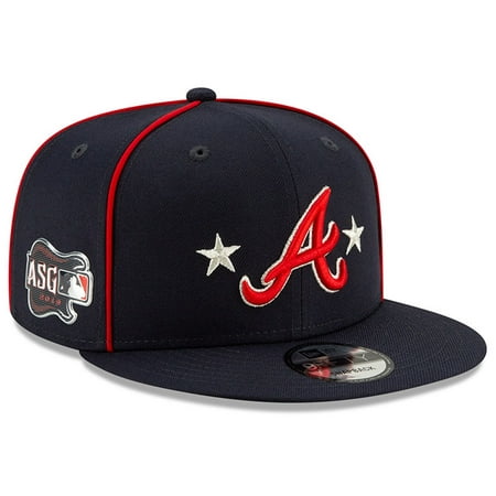 Atlanta Braves New Era 2019 MLB All-Star Game 9FIFTY Snapback Adjustable Hat - Navy - (Best Snapback Hats 2019)