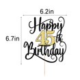 thumbnail image 3 of Topper para pastel Ruscalin Feliz 45.º cumpleaños, 3 of 7
