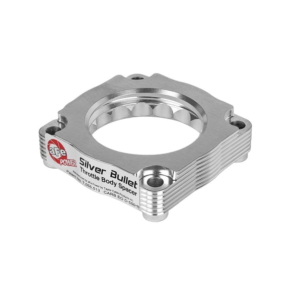 aFe POWER Silver Bullet Throttle Body Spacer, 46-31009, for BMW Fits select: 2012-2016 BMW 328, 2013-2018 BMW 320