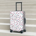 thumbnail image 6 of Disketp Rabbit Eating Elastic Travel Luggage Cover Travel Suitcase Protective Cover For Trunk Case Apply To 18''-32'' Suitcase Cover-X-Large, 6 of 7