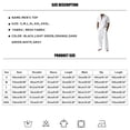 thumbnail image 3 of LNZGNM Mens 2 Pieces Cotton Linen Sets Short Sleeve Button Down Breathable Shirts Casual Loose Fit Pants with Pockets Walking Outfits,Earthy Yellow XL, 3 of 5