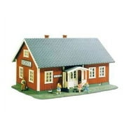 Model Power 2619 N Little Red School House Built-Up Buildings w/2 Figures