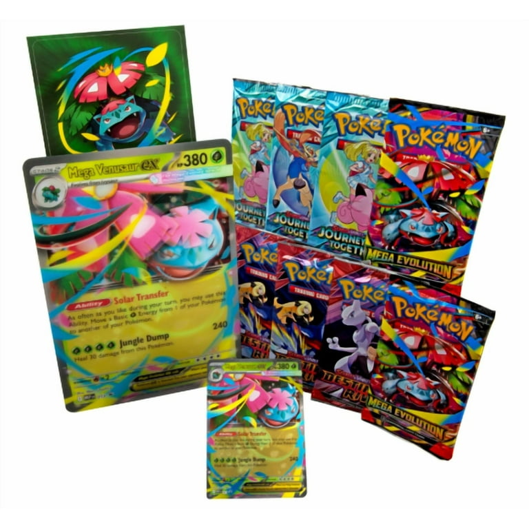 venusaur pokemon card pack TCG: Mega ex Premium Collection Box! (QTY 2) Generations expansion Venusaur - Pokemon GO [HOLO]