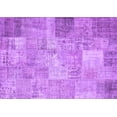 thumbnail image 1 of Ahgly Company Indoor Rectangle Patchwork Purple Transitional Area Rugs, 8' x 12', 1 of 4