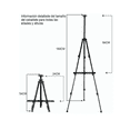 thumbnail image 5 of "Caballete Para Pintar De Arte Ajustable Portátil  Lab.g negro ", 5 of 5