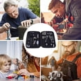 thumbnail image 3 of BIMZUC 27-Piece Mini Tool Set Household Repair Tool Kit, Portable Hand Mechanics Tools with Needle Nose Pliers, Tape Measure, Hex Wrenches, Screwdriver Bits & Handle with Storage Iron Case, 3 of 9