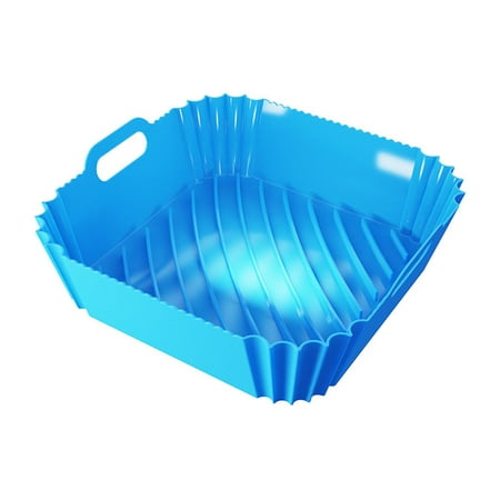 

Clearance! Home Essentials Silicone Air Fryer Baking Pan Blue 2*Silicone Air Fryer Baking Tray Clearance Sale!