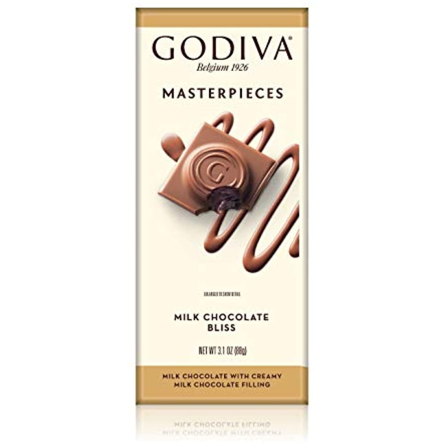 Godiva Masterpiece Milk Chocolate Bliss 3.1 Oz (Pack Of 10) - Walmart.com