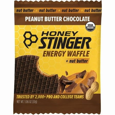 Honey Stinger Peanut Butter Chocolate Energy Waffle   Nut Butter 1.06 oz