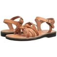 thumbnail image 5 of Jerusalem Sandals Womens Miriam Leather Open Toe Casual Slingback Sandals, 5 of 5