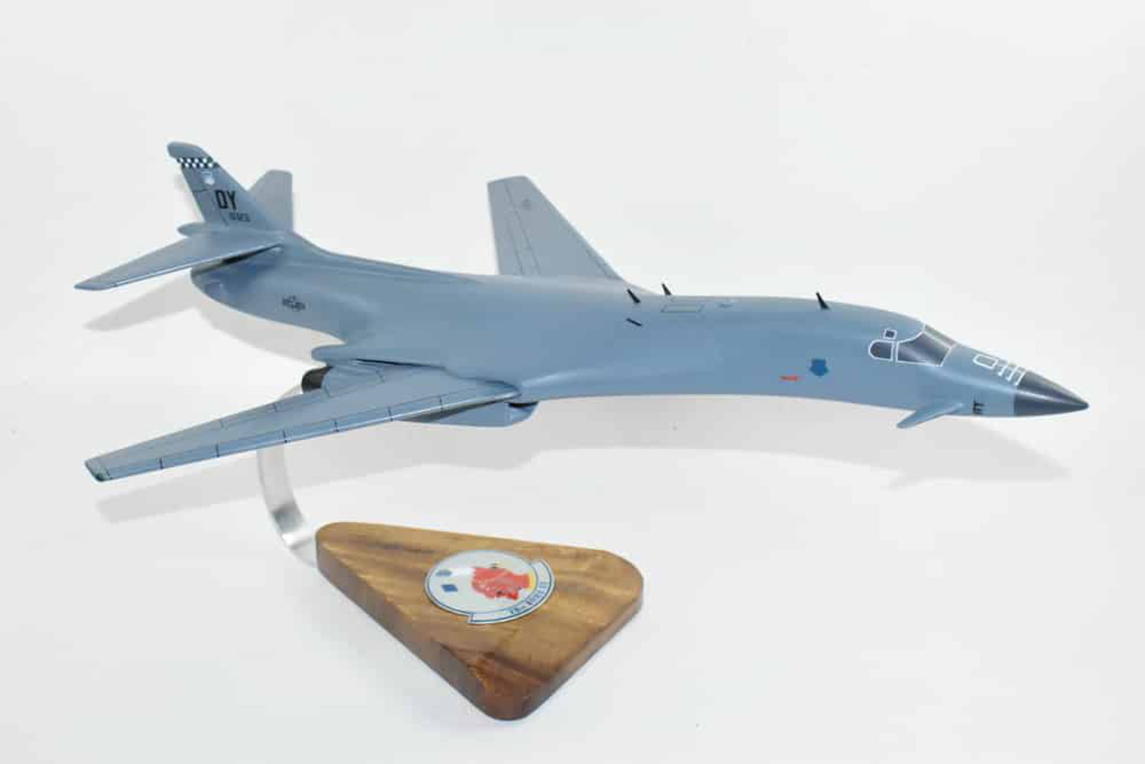 28th Bomb Squadron B-1b Lancer Model, 1/97 Scale, Mahogany, USAF, Rockwell  - Walmart.com