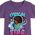 thumbnail image 3 of Karma's World - Lyrical Star Graffiti Style - Toddler & Youth Girls Short Sleeve Graphic T-Shirt, 3 of 5