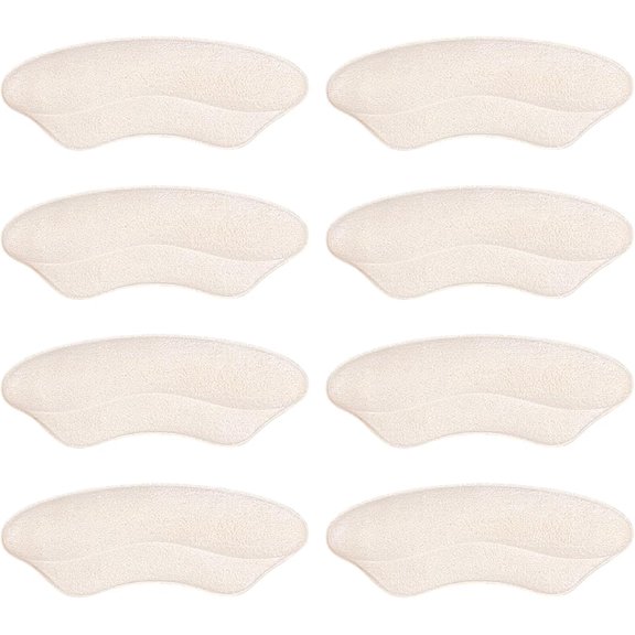 Heel Cushion Women Shoes Grips: Inserts into Back Heel - Heel Pads for High Heel Boots Insoles Stop Too Big Shoe from Slipping Liner Insoles for Comfort Fitting(20 Pairs)(Khaki)