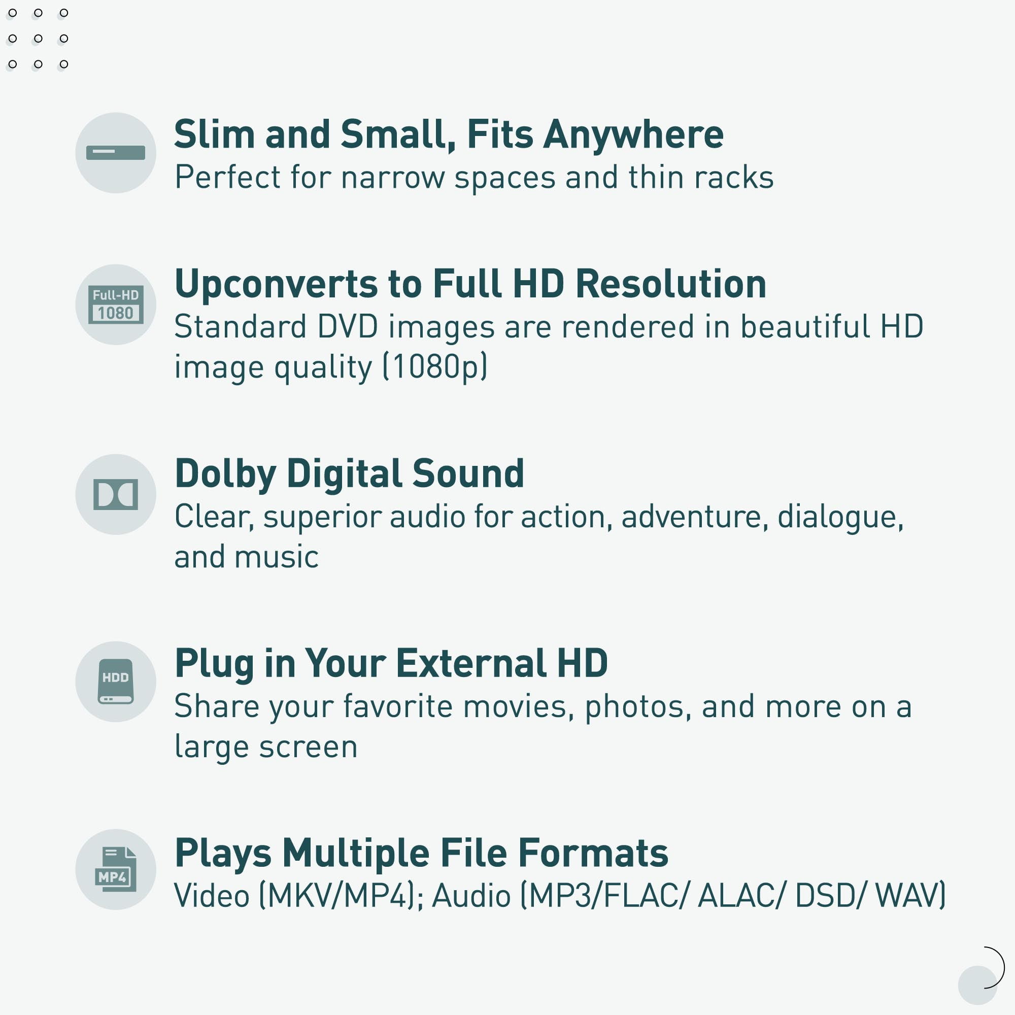 Panasonic Blu Ray DVD Player with Full HD Picture Quality