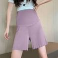 thumbnail image 2 of ameIAEA Maternity Shorts for Women Over The Belly Pregnancy Shorts Under Dress High Waisted Shorts, 2 of 6