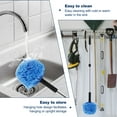 thumbnail image 5 of Cobweb Duster with Extension Pole Extendable Fan Cleaner Duster Multipurpose Spider Web Brush Cleaning Kit Long Handle Spider Web Brush for Ceiling Furniture Indoor Outdoor Use, 5 of 11